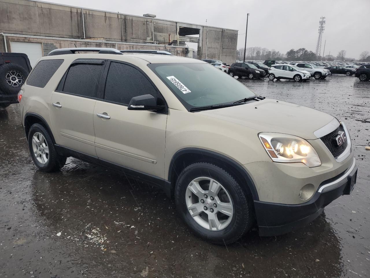2009 GMC Acadia VIN 1GKER13D49J218499 Copart auction photo, front end / minor dent/scratches damage thumbnail 4