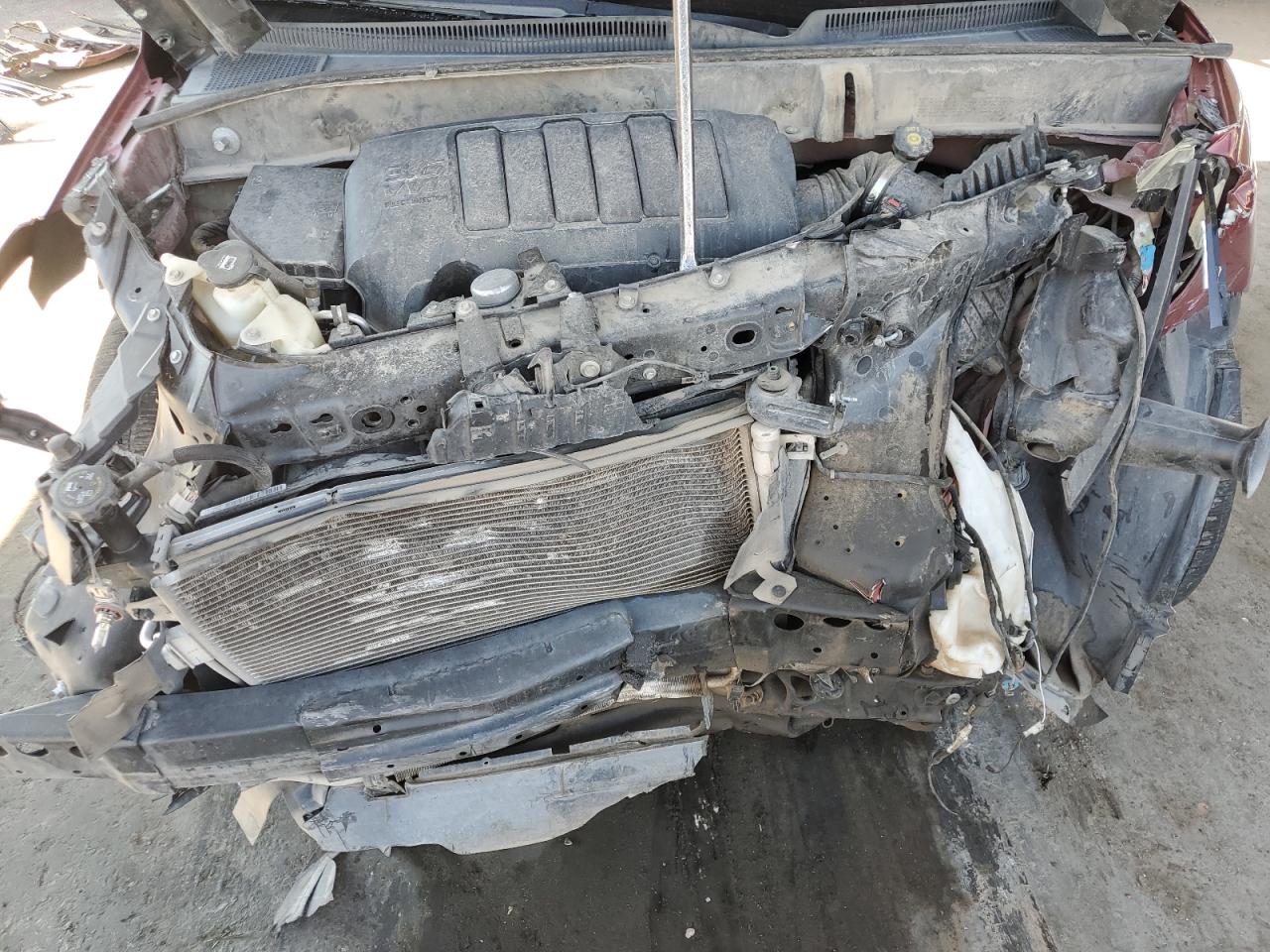 2016 Chevrolet Traverse VIN 1GNKRHKDXGJ171850 Copart auction photo, front end / side damage thumbnail 12