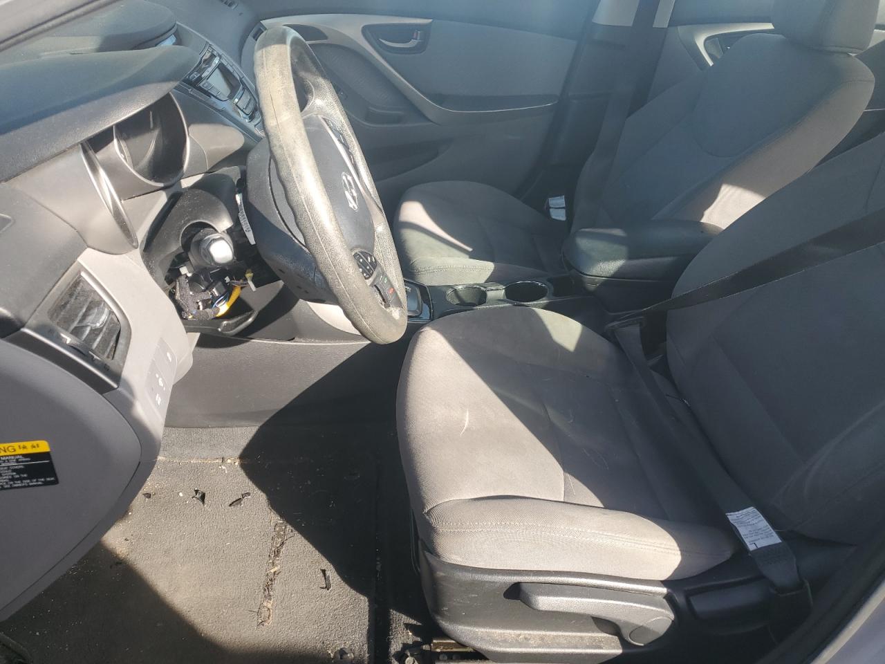 2013 Hyundai Elantra VIN KMHDH4AEXDU498956 Copart auction photo, mechanical damage thumbnail 7