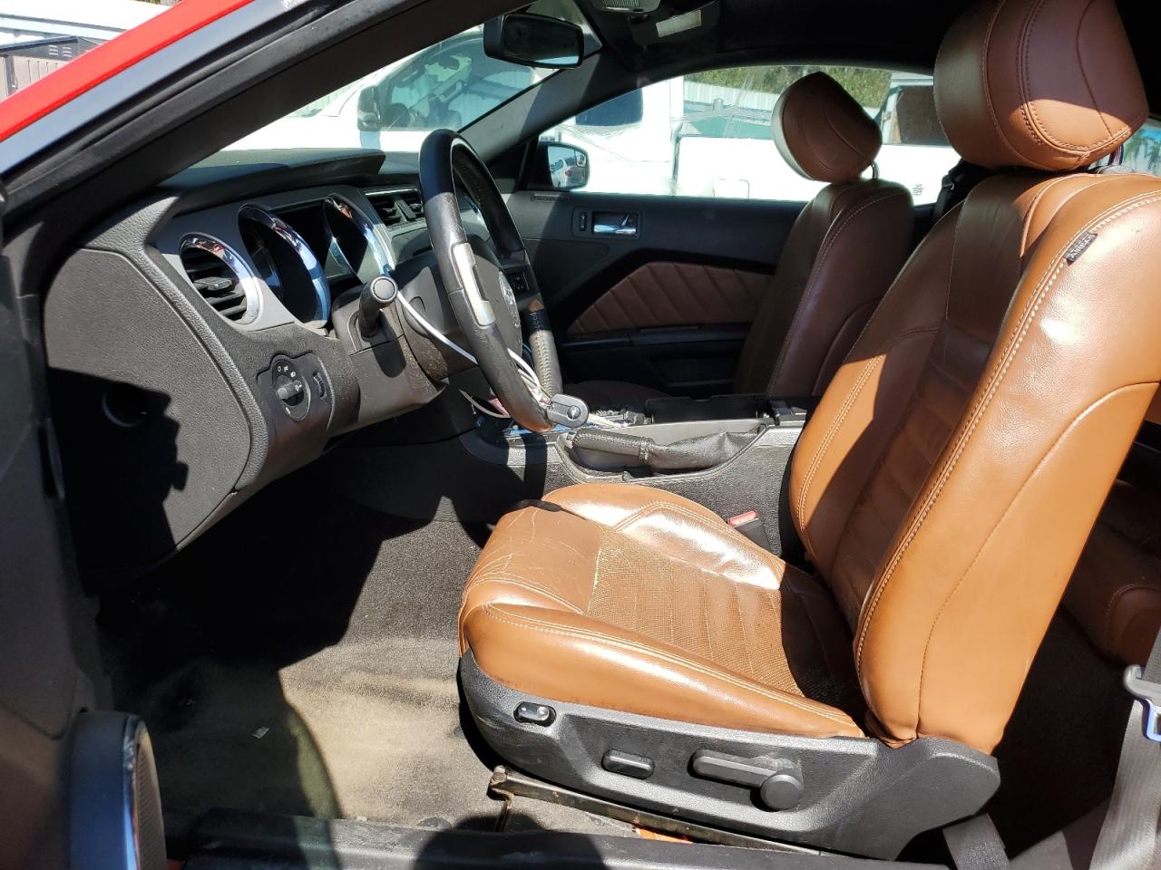 2013 Ford Mustang VIN 1ZVBP8AM7D5215630 Copart auction photo, front end / rear end damage thumbnail 7