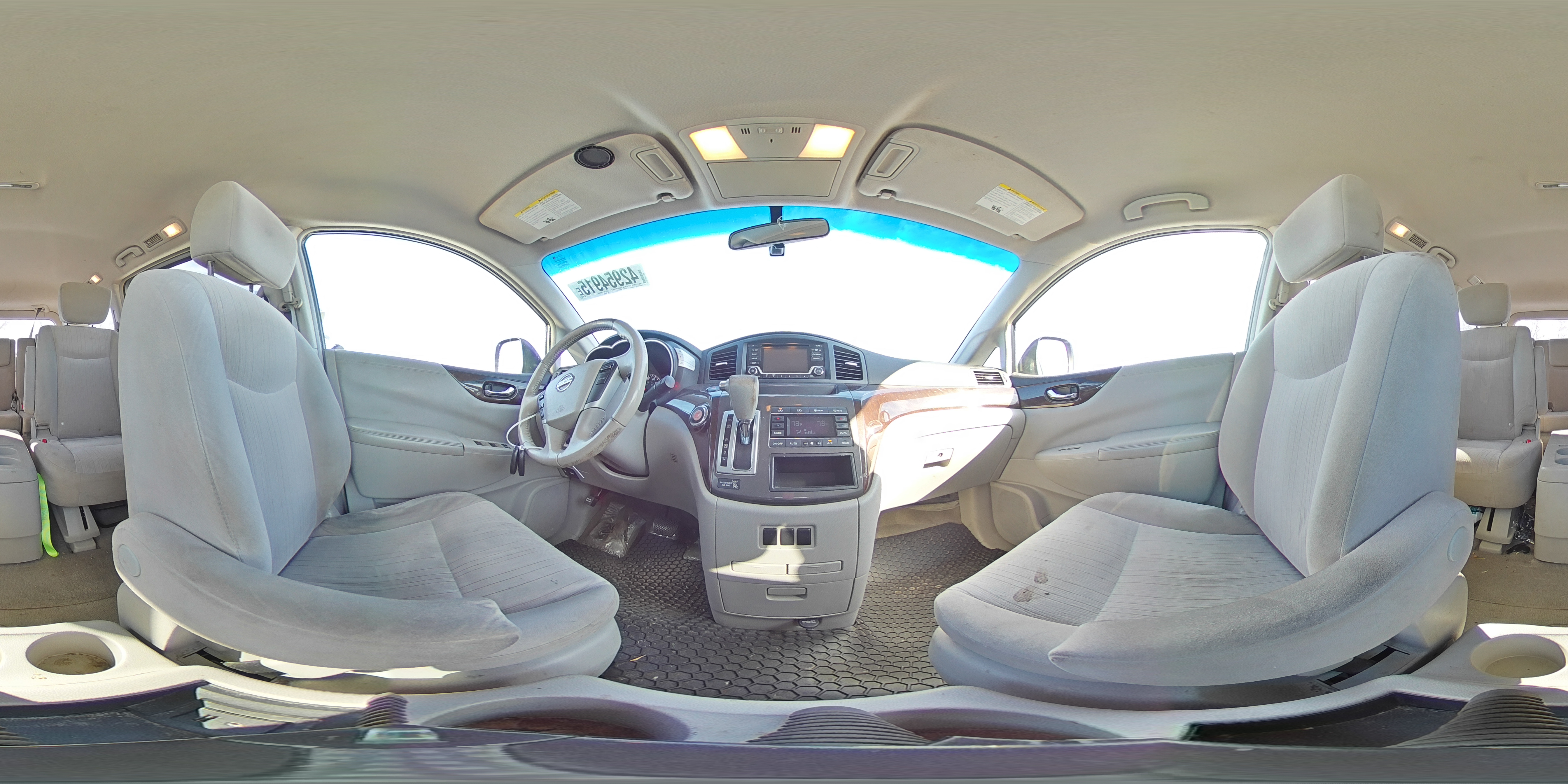 2016 Nissan Quest VIN JN8AE2KP2G9152061 Copart auction photo, rear end damage thumbnail 14