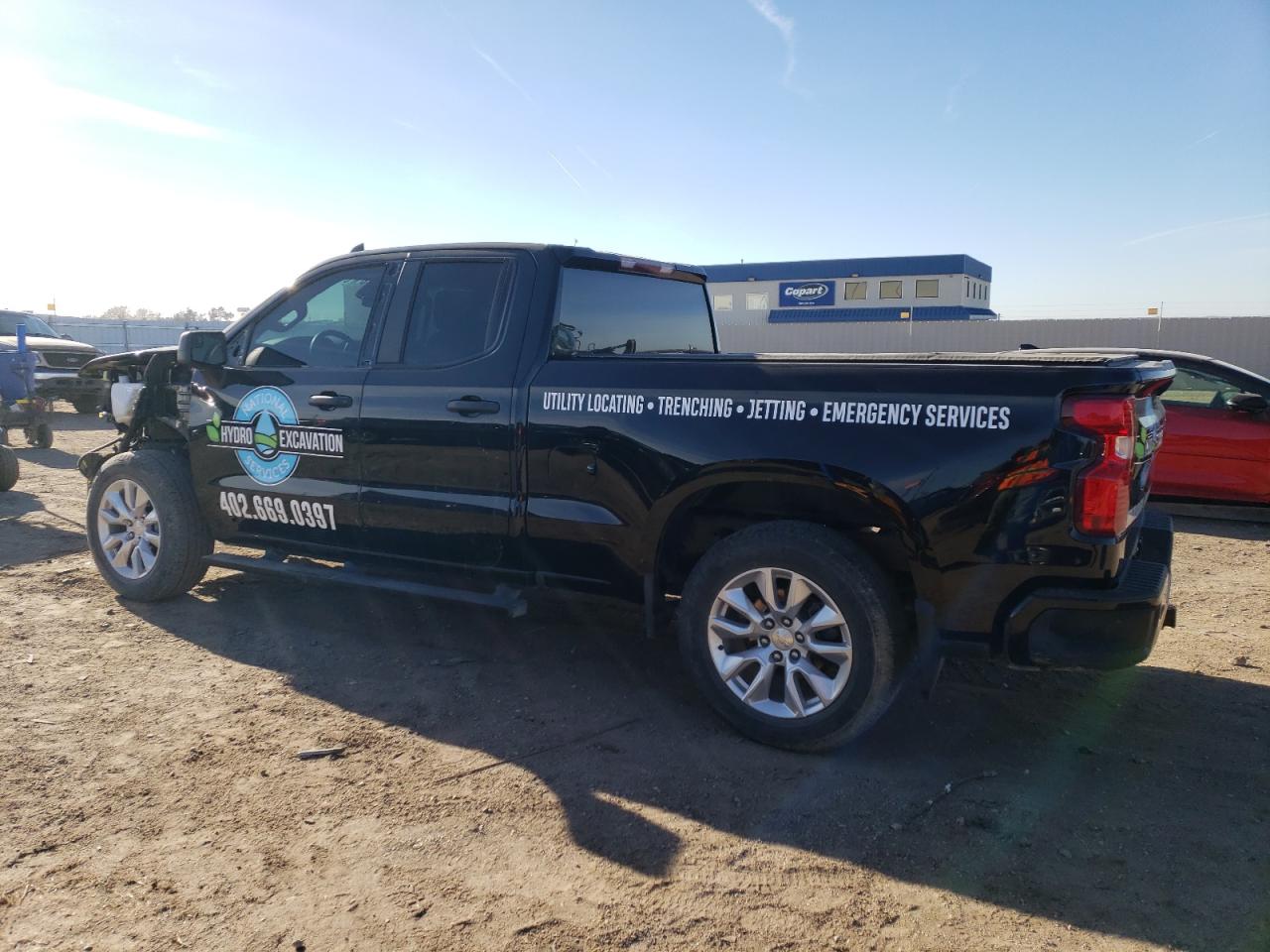 2022 Chevrolet Silverado VIN 1GCRDBEKXNZ565781 Copart auction photo, front end damage thumbnail 2