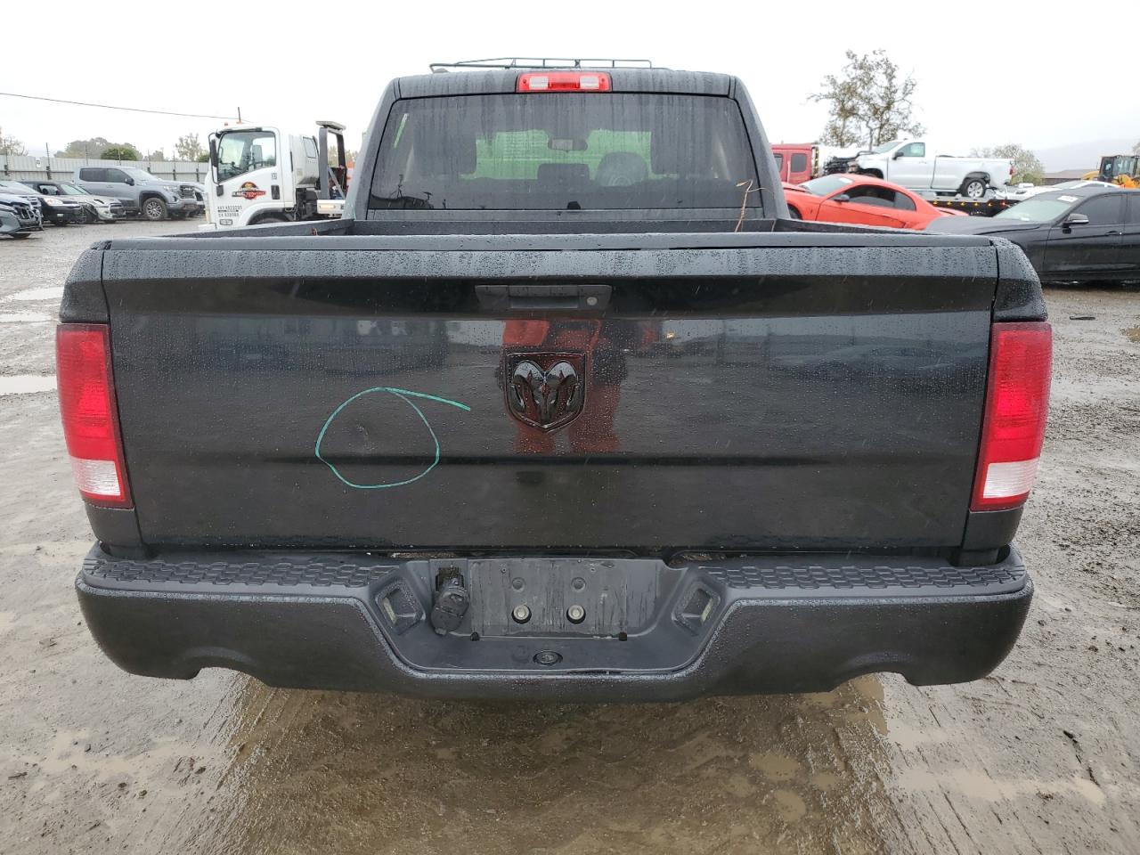 2017 RAM 1500 VIN 1C6RR6FT6HS744713 Copart auction photo, vandalism damage thumbnail 6