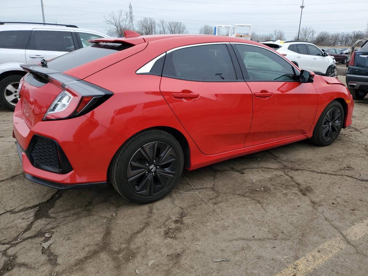 2019 Honda Civic VIN SHHFK7H65KU226236 Copart auction photo, front end / undercarriage damage thumbnail 3