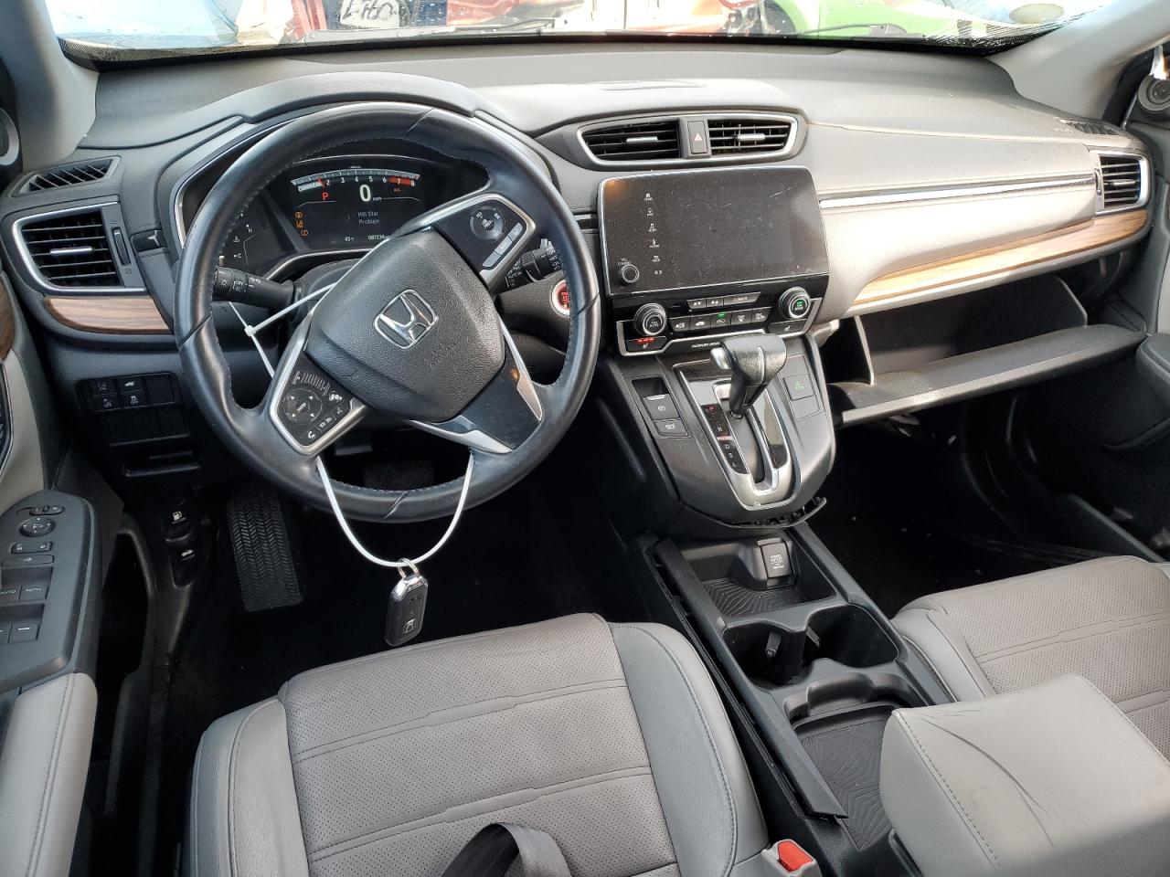2017 Honda CR-V VIN 2HKRW2H90HH642365 Copart auction photo, side / front end damage thumbnail 8