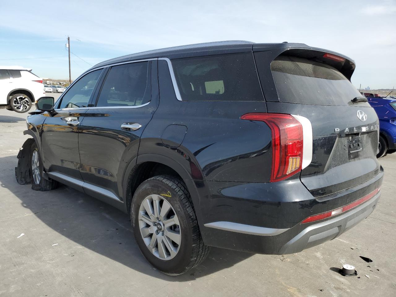 2024 Hyundai Palisade VIN KM8R24GE2RU780076 Copart auction photo, all over damage thumbnail 2