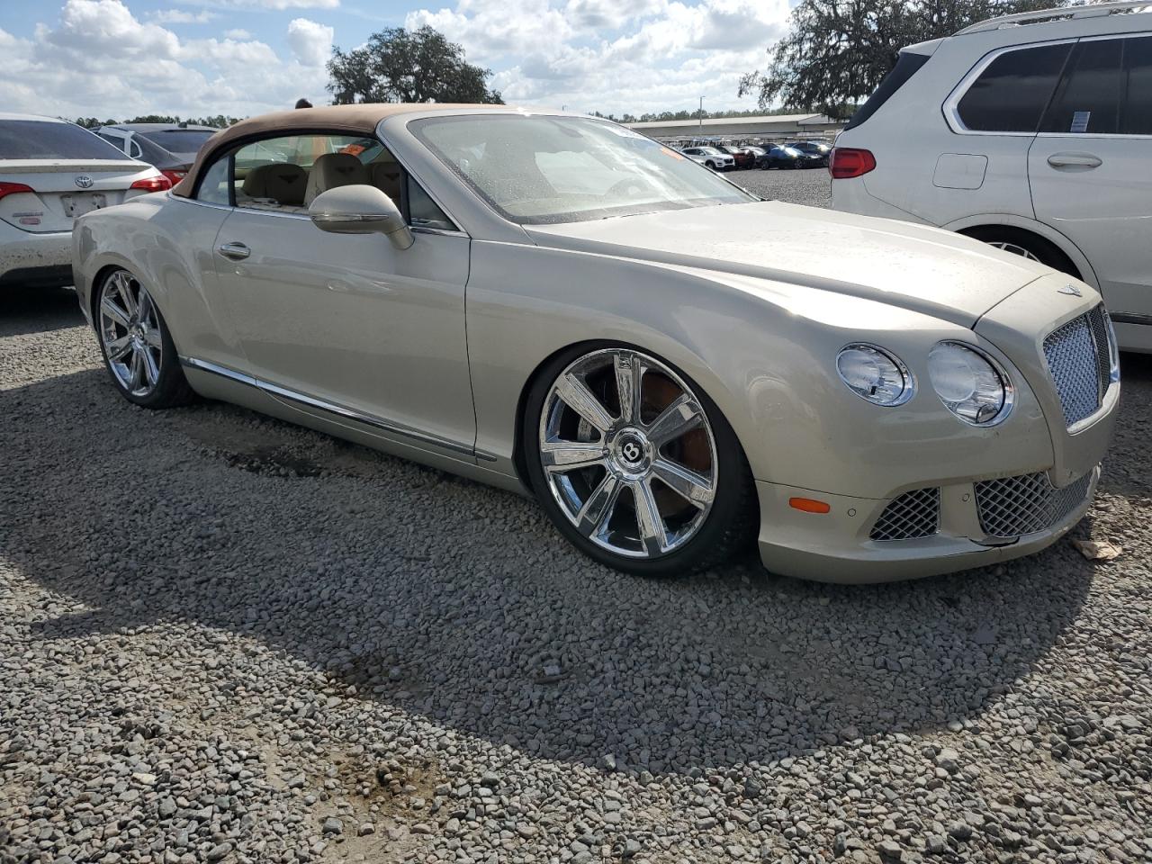 2013 Bentley Continental VIN SCBGR3ZA5DC080940 Copart auction photo, water/flood damage thumbnail 4