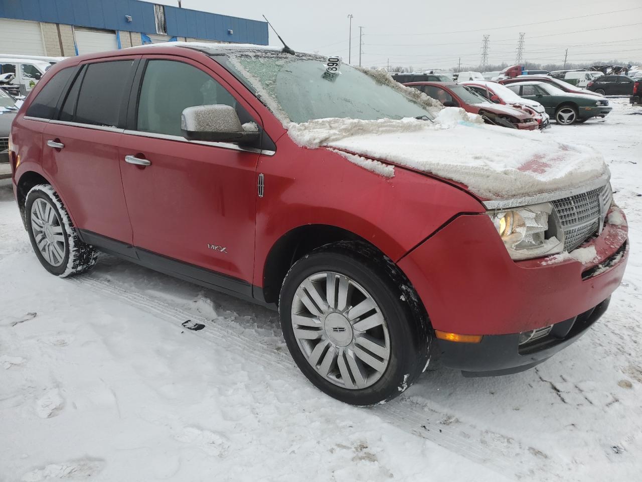 2010 Lincoln MKX VIN 2LMDJ8JC4ABJ33219 Copart auction photo, front end / rear end damage thumbnail 4