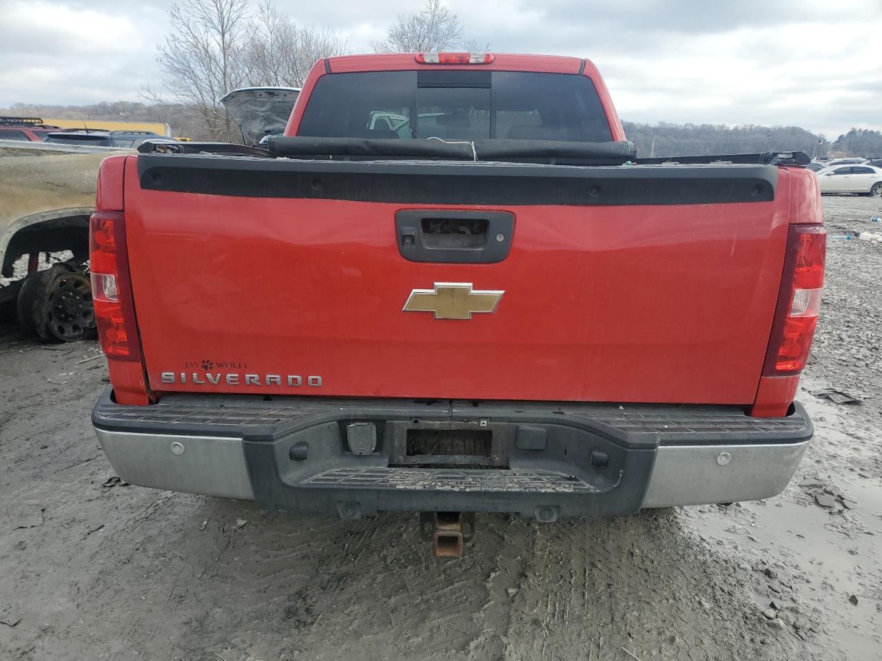 2012 Chevrolet Silverado VIN 3GCPKTE73CG122772 Copart auction photo, all over / front end damage thumbnail 6