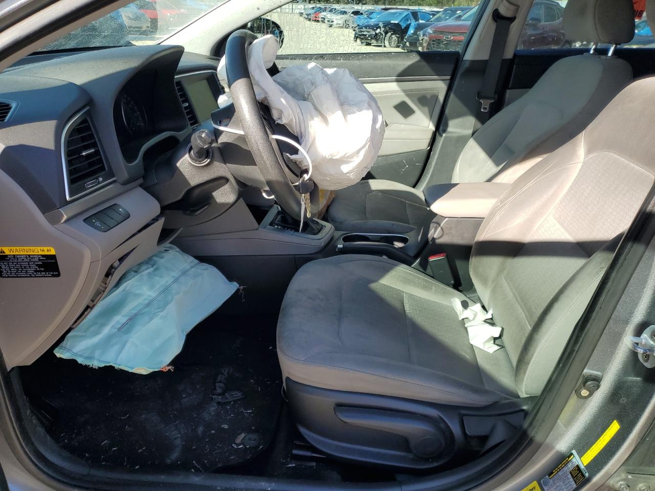 2017 Hyundai Elantra VIN KMHD84LF2HU064820 Copart auction photo, front end / side damage thumbnail 7