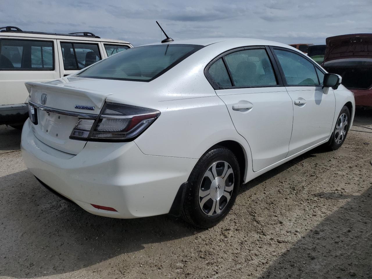 2015 Honda Civic VIN 19XFB4F24FE001835 Copart auction photo, water/flood damage thumbnail 3