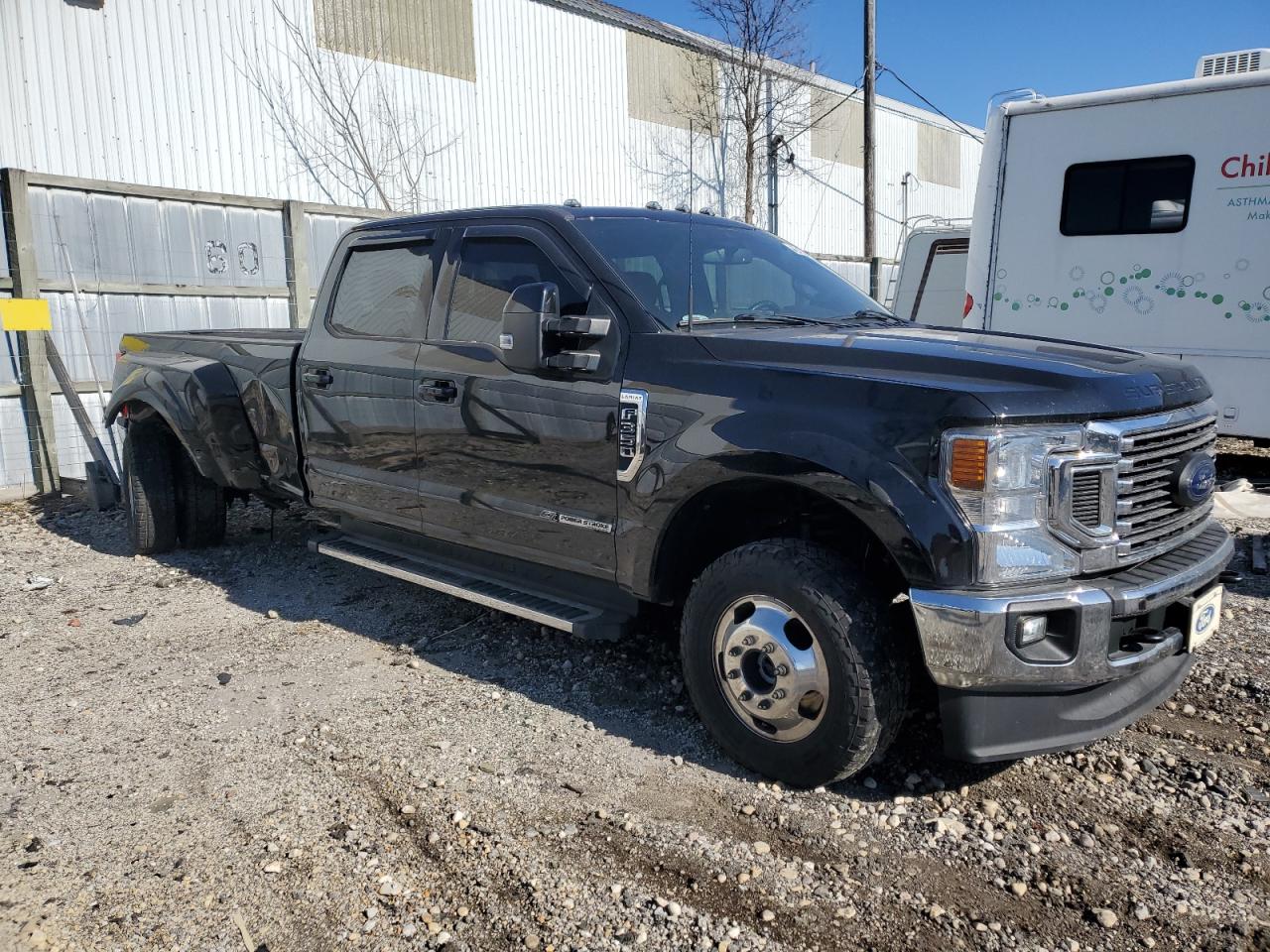 2022 Ford F350 VIN 1FT8W3DT6NEC07302 Copart auction photo, rear end damage thumbnail 4