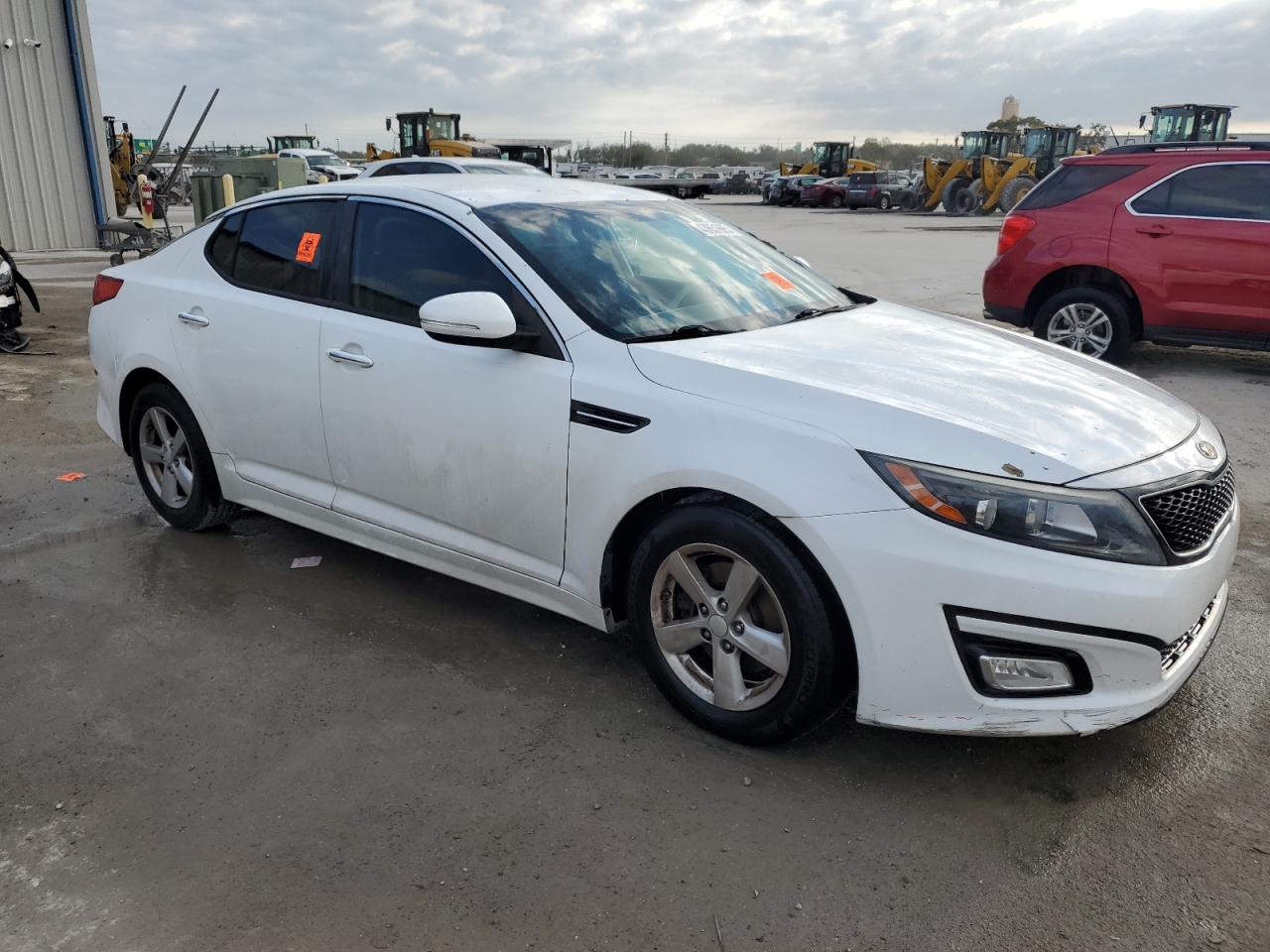 2014 KIA Optima VIN 5XXGM4A78EG261114 Copart auction photo, vandalism damage thumbnail 4