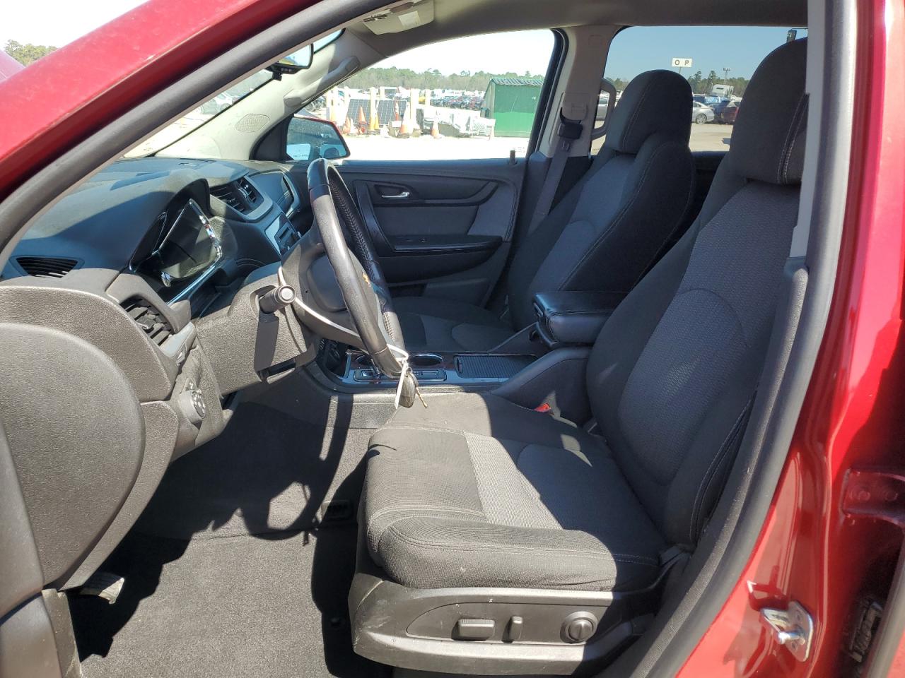 2014 Chevrolet Traverse VIN 1GNKRGKD4EJ201240 Copart auction photo, front end / side damage thumbnail 7