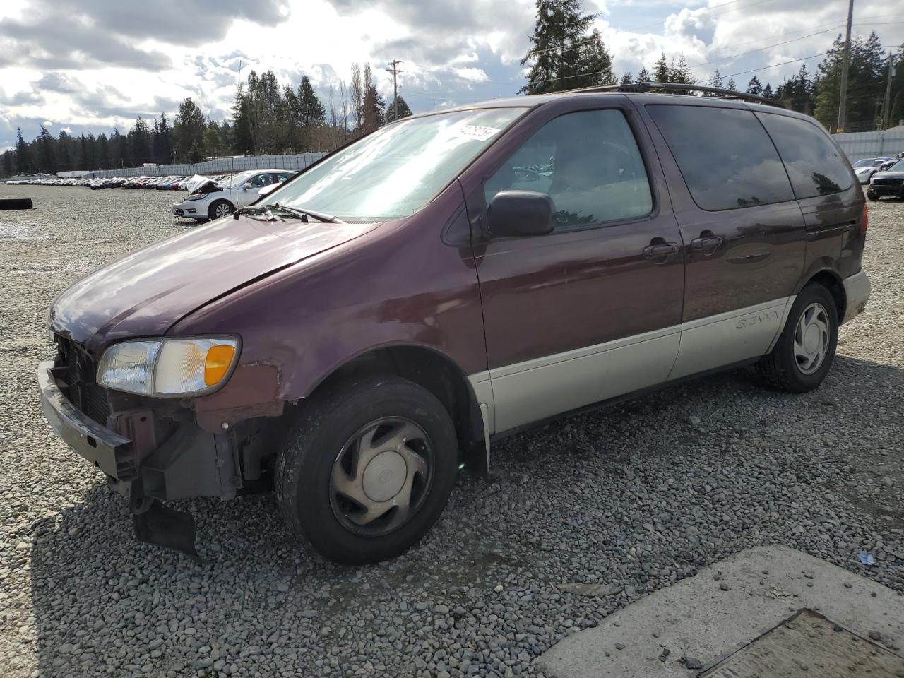 2000 Toyota Sienna VIN 4T3ZF13C3YU188909 - Copart auction photo