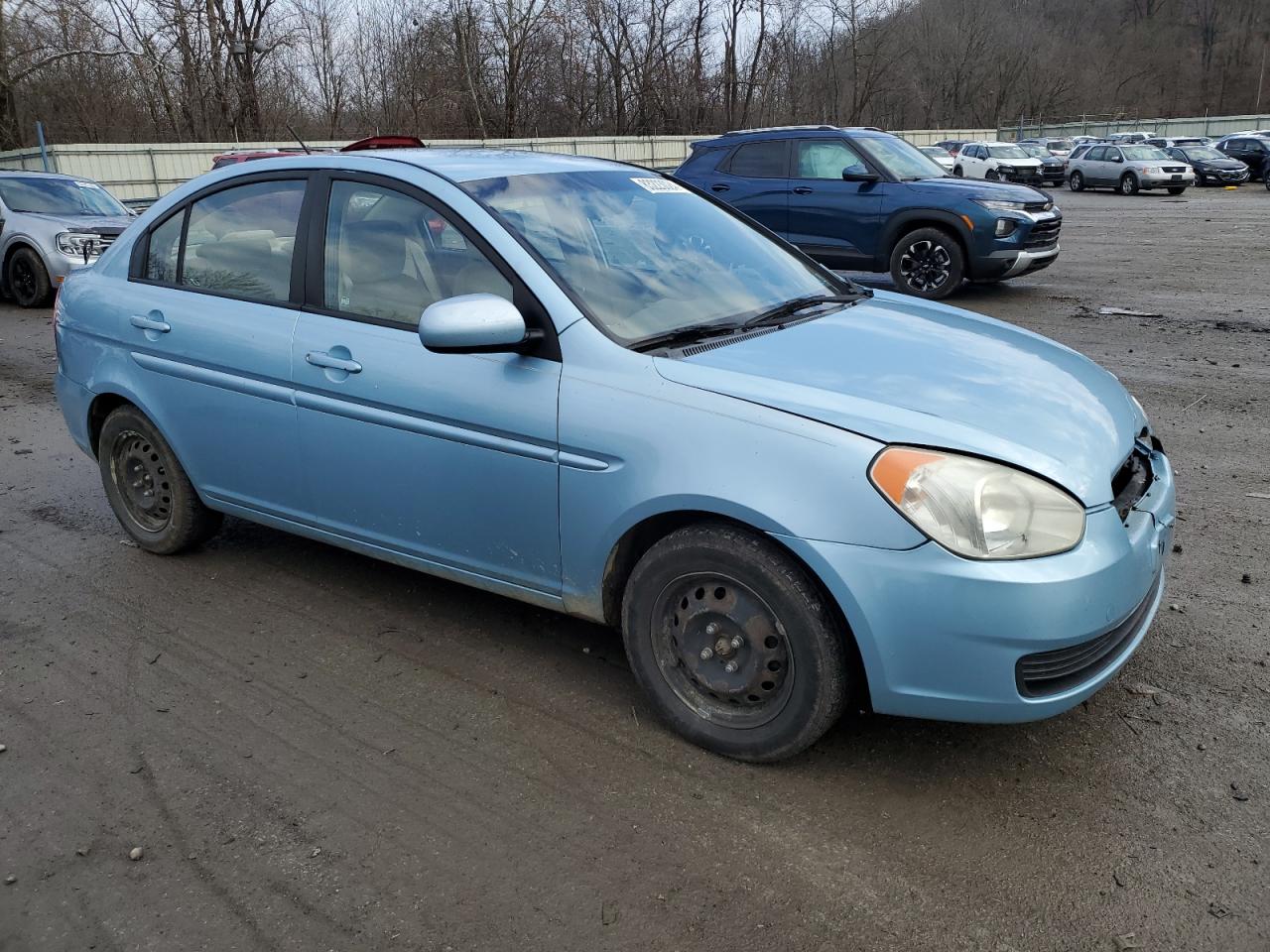 2011 Hyundai Accent VIN KMHCN4AC8BU573220 Copart auction photo, front end damage thumbnail 4