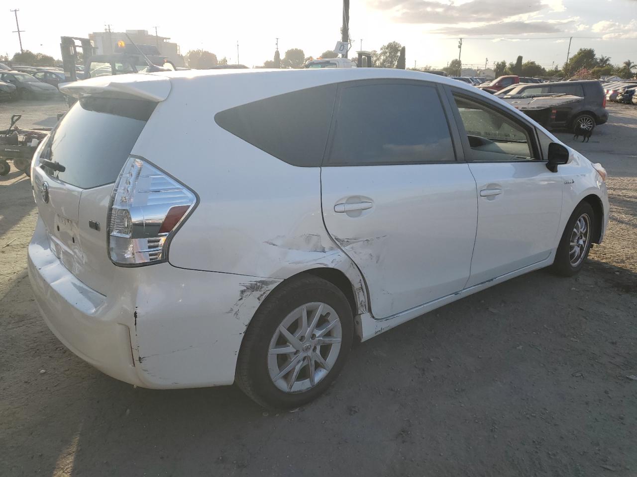 2013 Toyota Prius VIN JTDZN3EU7D3259062 Copart auction photo, side damage thumbnail 3