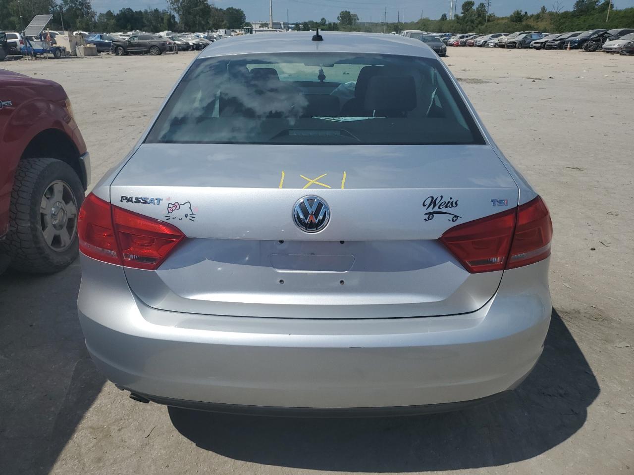 2014 Volkswagen Passat VIN 1VWAS7A32EC097236 Copart auction photo, front end damage thumbnail 6