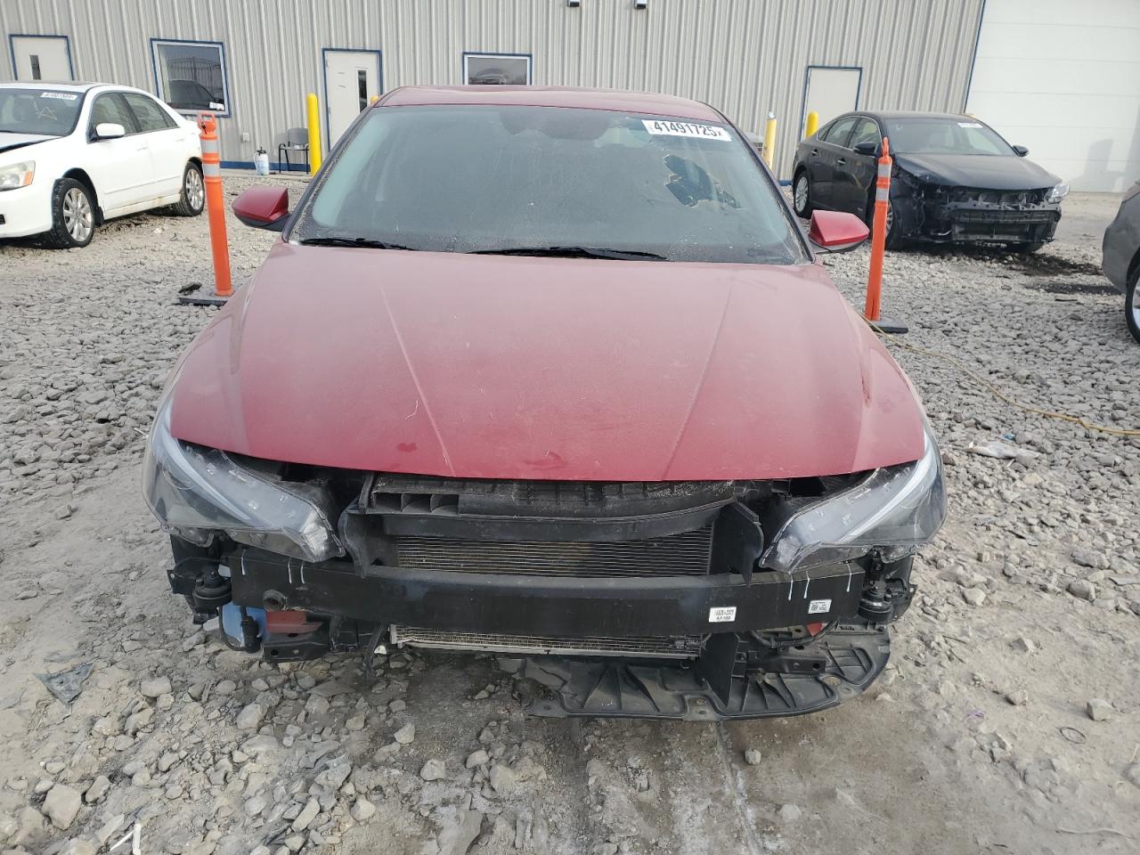 2022 Hyundai Elantra VIN KMHLM4AG2NU272601 Copart auction photo, all over damage thumbnail 5
