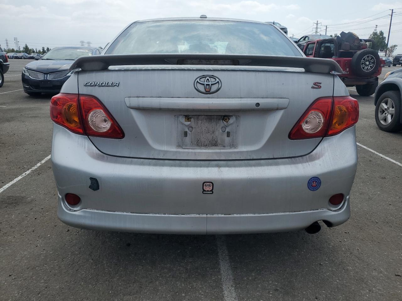 2010 Toyota Corolla VIN 2T1BU4EE9AC450598 Copart auction photo, side damage thumbnail 6