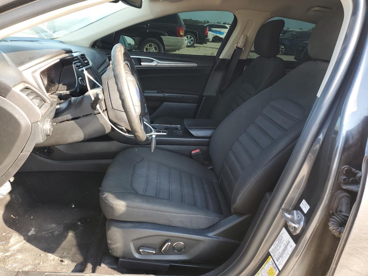 2019 Ford Fusion VIN 3FA6P0HD6KR215467 Copart auction photo, rear end damage thumbnail 7