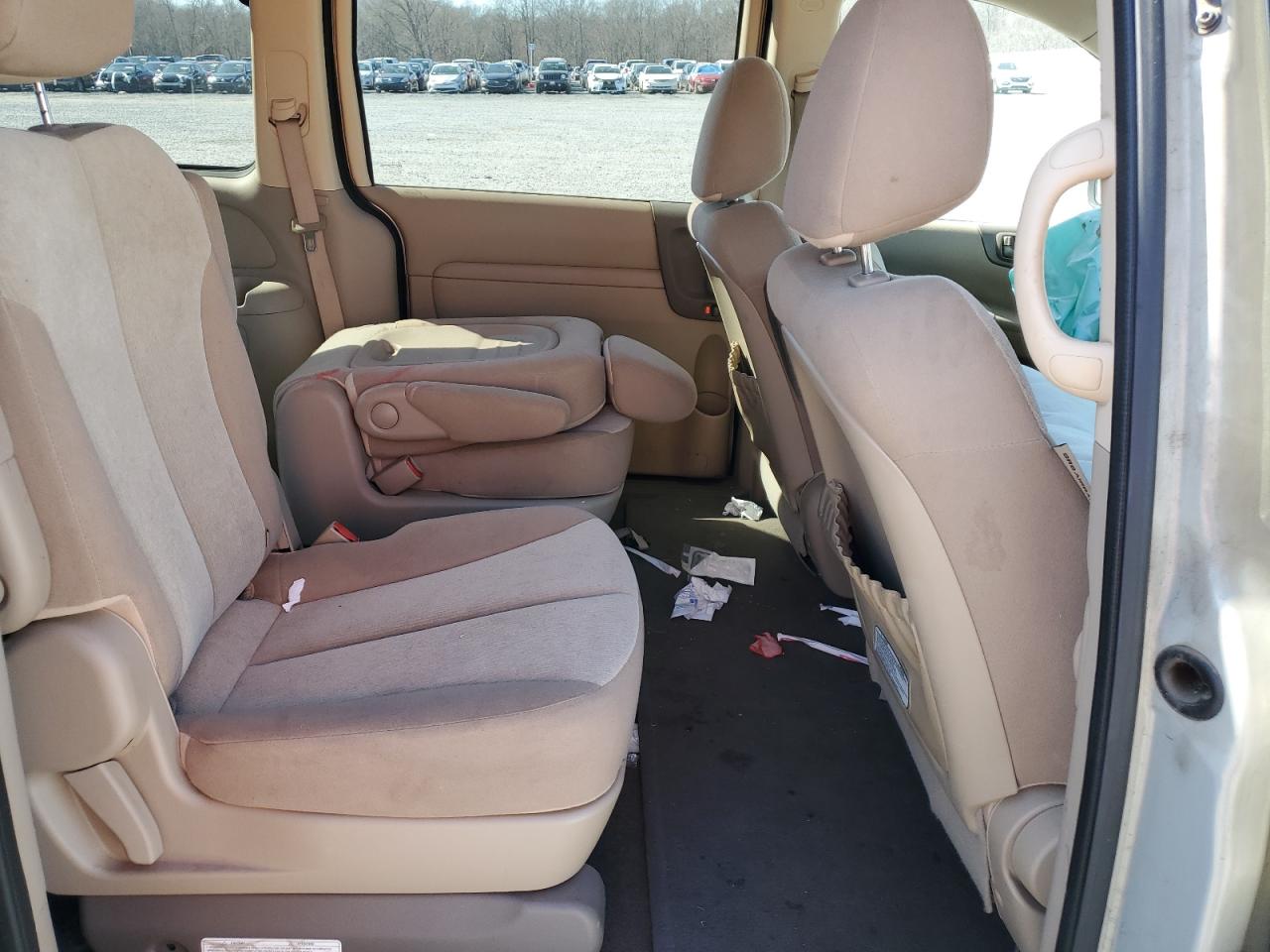 2014 KIA Sedona VIN KNDMG4C72E6544985 Copart auction photo, front end / side damage thumbnail 11