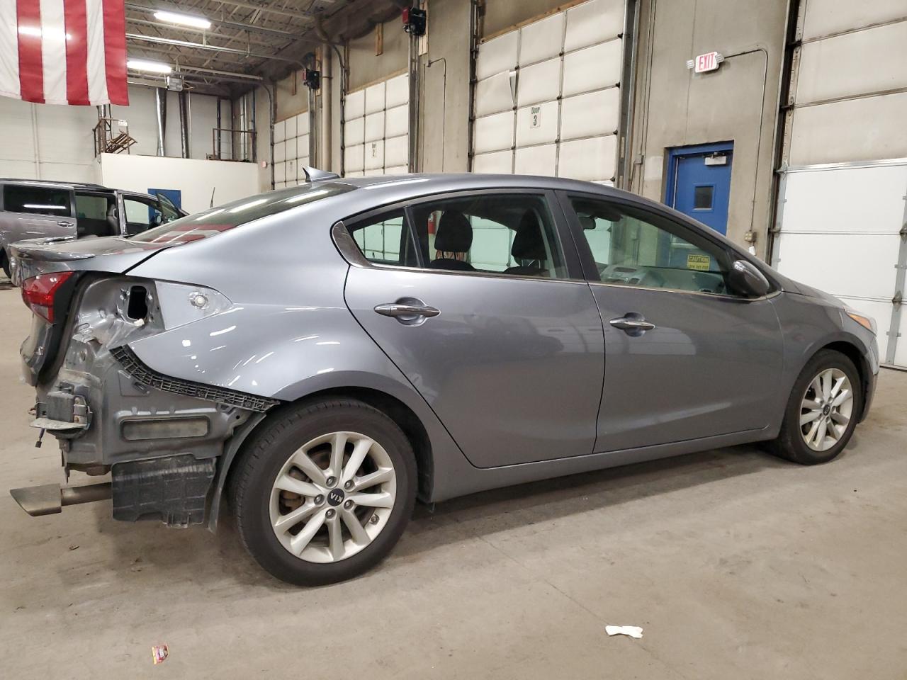 2017 KIA Forte VIN 3KPFL4A70HE159589 Copart auction photo, rear end damage thumbnail 3