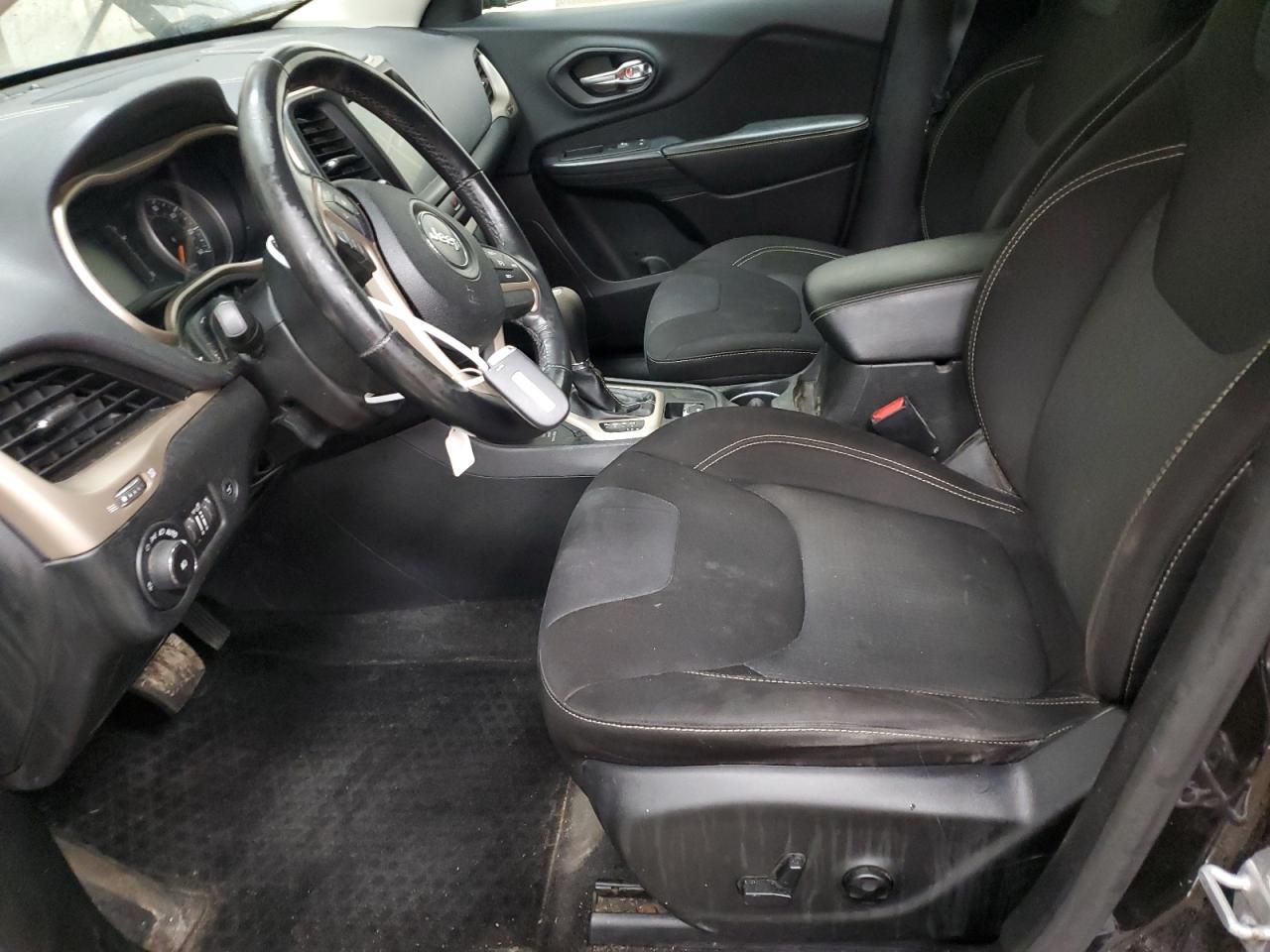 2015 Jeep Grand Cherokee VIN 1C4PJMCSXFW654204 Copart auction photo, front end / side damage thumbnail 7
