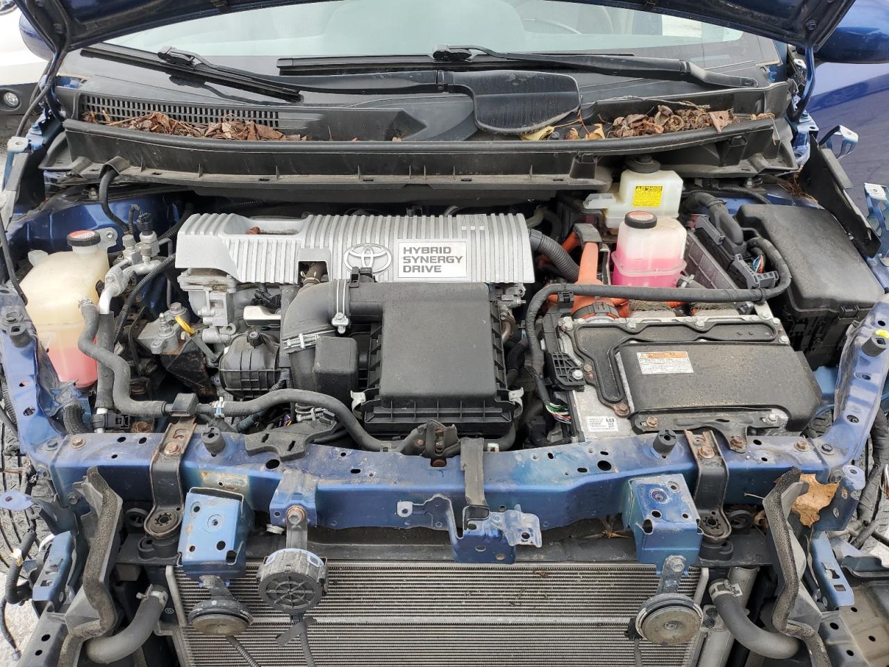 2016 Toyota Prius VIN JTDZN3EU4GJ052063 Copart auction photo, front end / frame damage damage thumbnail 11