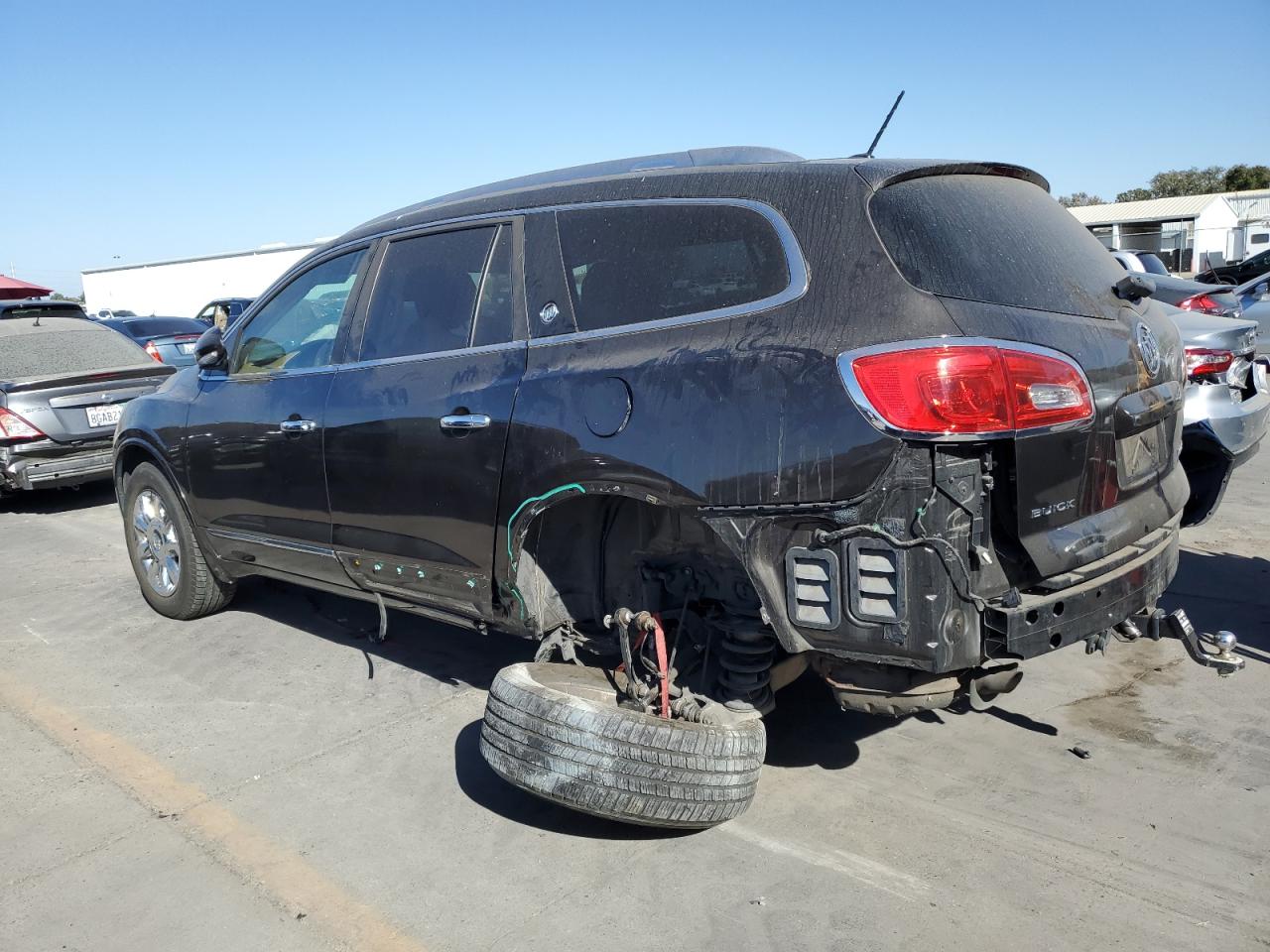 2014 Buick Enclave VIN 5GAKVCKD8EJ108865 Copart auction photo, rear end damage thumbnail 2