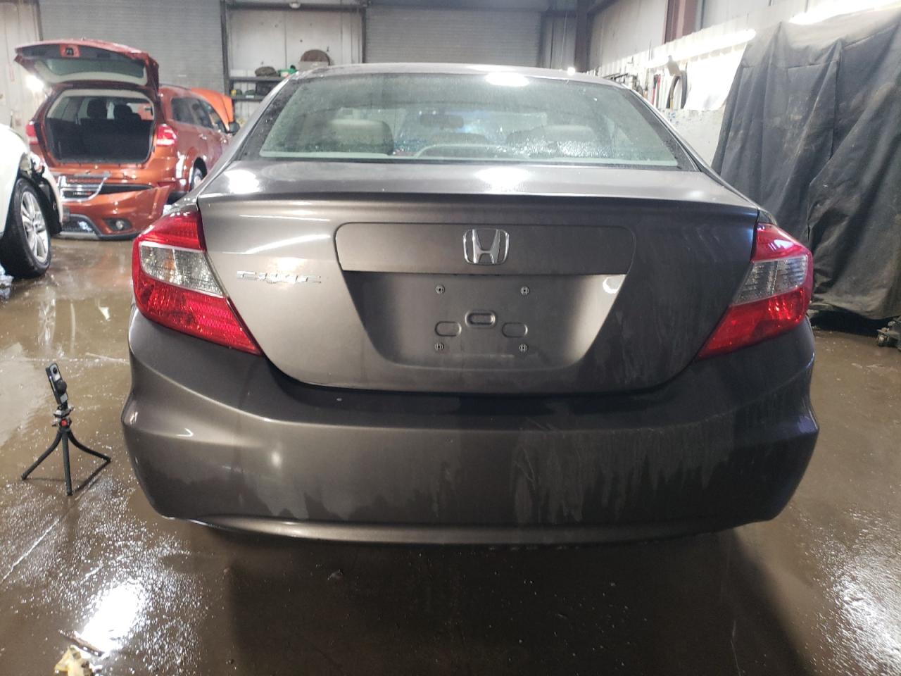 2012 Honda Civic VIN 19XFB2F87CE073634 Copart auction photo, front end damage thumbnail 6