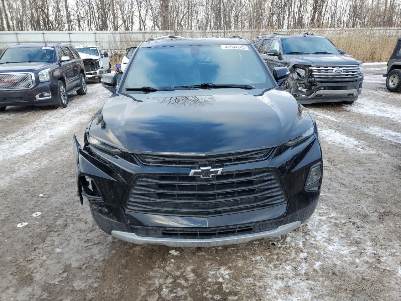 2020 Chevrolet Blazer VIN 3GNKBHR46LS656618 Copart auction photo, front end / side damage thumbnail 5