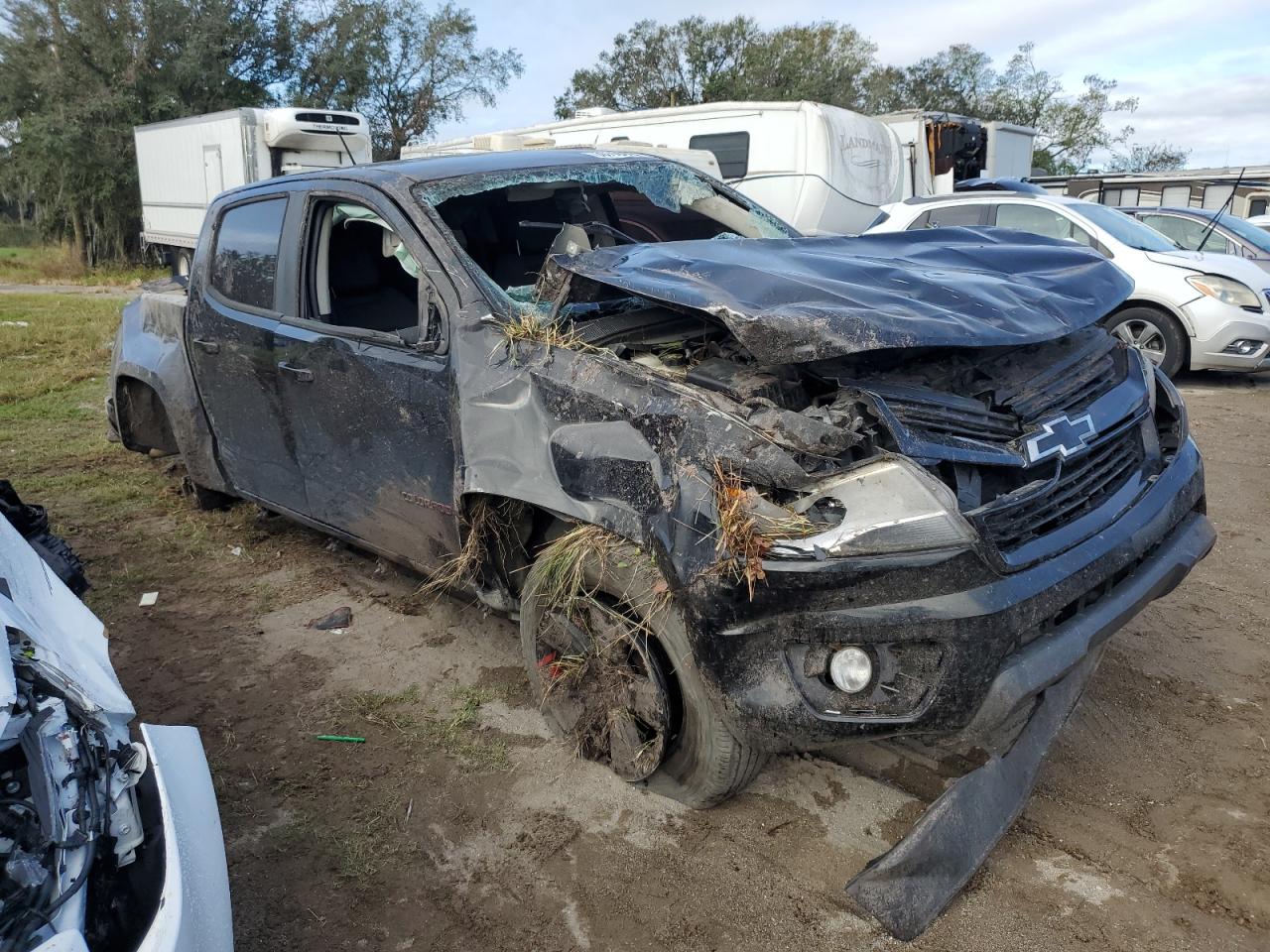 2019 Chevrolet Colorado VIN 1GCGSCENXK1267870 Copart auction photo, all over damage thumbnail 4