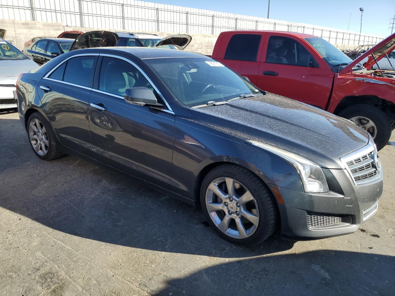2013 Cadillac ATS VIN 1G6AB5S39D0146943 Copart auction photo, rear end damage thumbnail 4