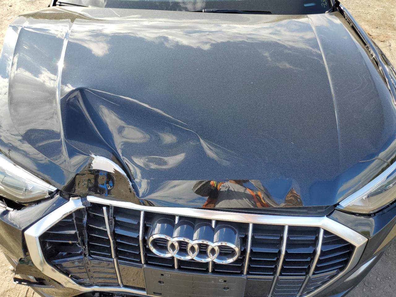 2020 Audi Q3 VIN WA1AECF38L1008803 Copart auction photo, front end / minor dent/scratches damage thumbnail 12