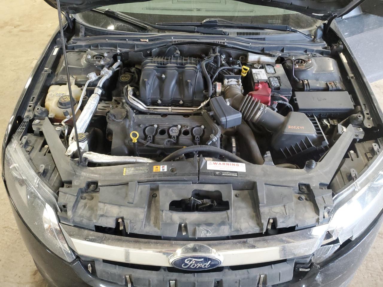 2012 Ford Fusion VIN 3FAHP0JG2CR379541 Copart auction photo, rear end / front end damage thumbnail 11