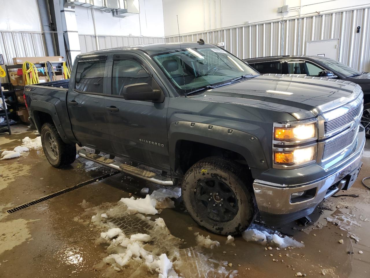 2014 Chevrolet Silverado VIN 3GCUKREC0EG306606 Copart auction photo, front end damage thumbnail 4