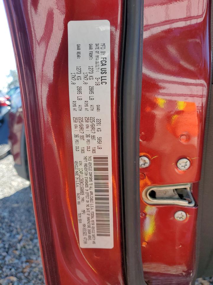 2019 Jeep Grand Cherokee VIN 1C4PJLCB3KD160069 Copart auction photo, rear end / side damage thumbnail 14