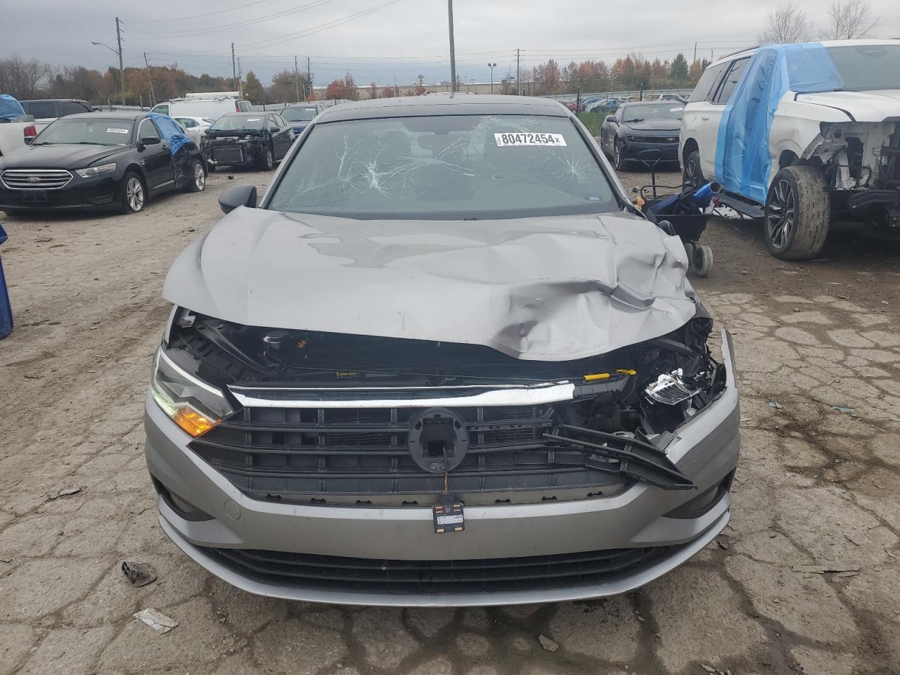 2020 Volkswagen Jetta VIN 3VWN57BU9LM047140 Copart auction photo, front end / side damage thumbnail 5