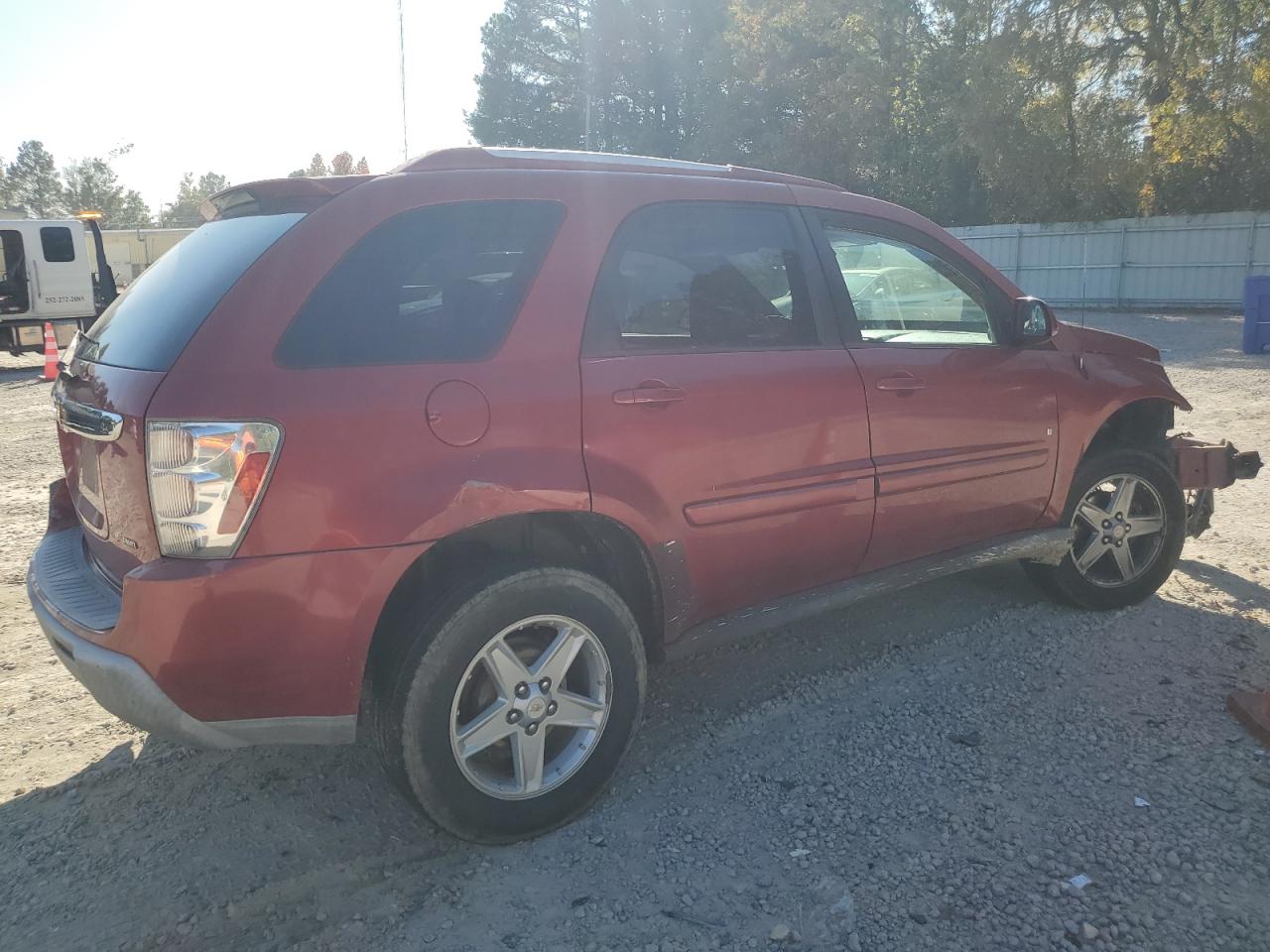 2006 Chevrolet Equinox VIN 2CNDL73F766159871 Copart auction photo, front end / side damage thumbnail 3