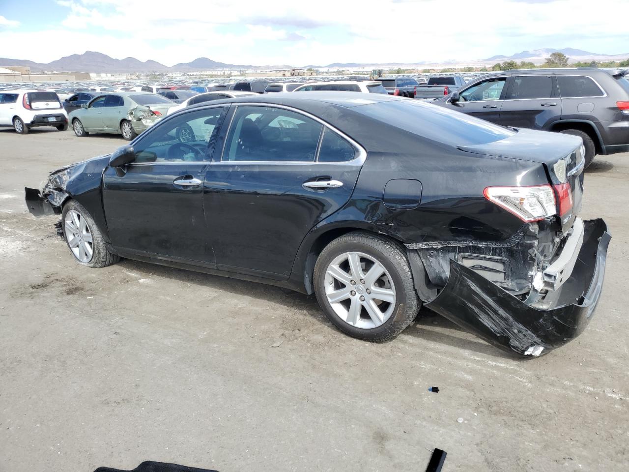 2008 Lexus ES VIN JTHBJ46GX82208435 Copart auction photo, front end / rear end damage thumbnail 2