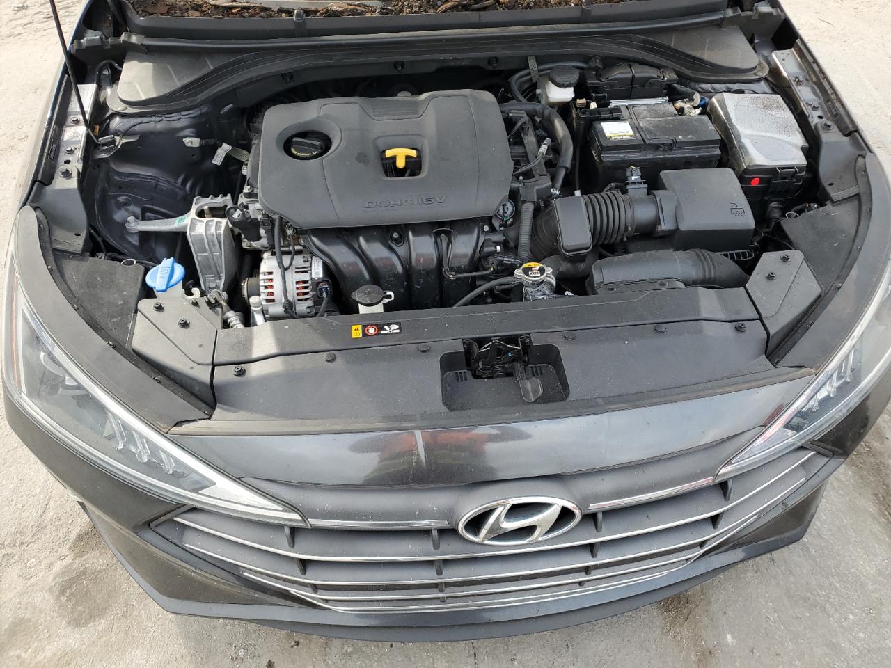 2020 Hyundai Elantra VIN 5NPD74LF2LH587085 Copart auction photo, top/roof damage thumbnail 11