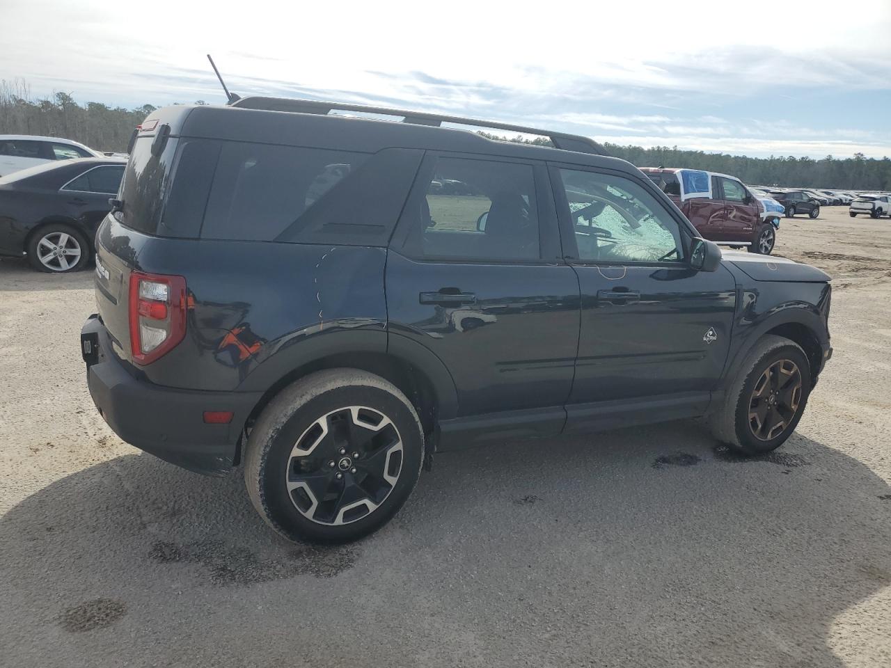 2021 Ford Bronco VIN 3FMCR9C68MRB13073 Copart auction photo, top/roof / front end damage thumbnail 3