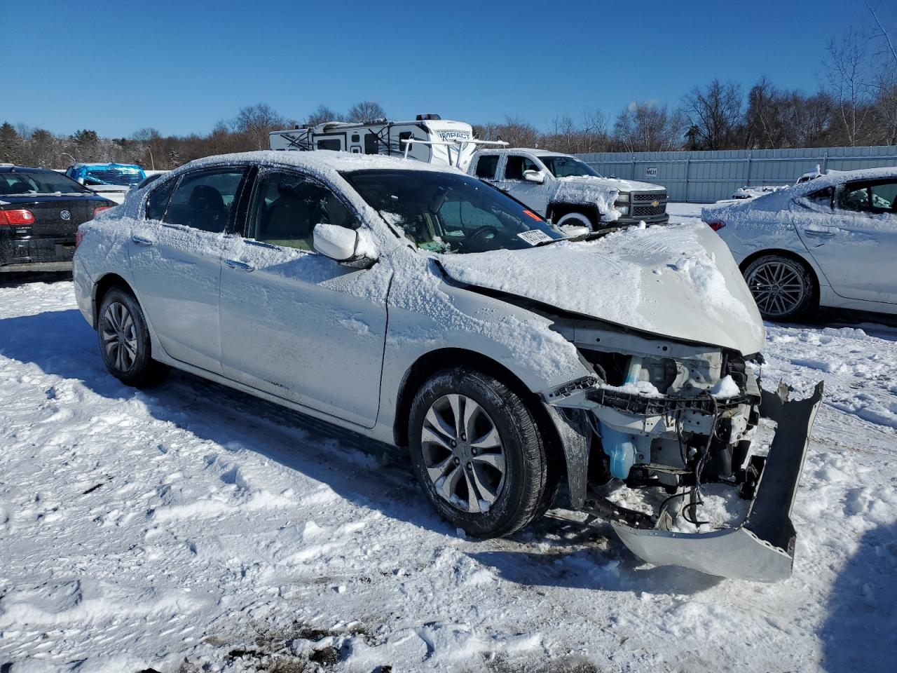 2015 Honda Accord VIN 1HGCR2F32FA094029 Copart auction photo, biohazard/chemical / front end damage thumbnail 4