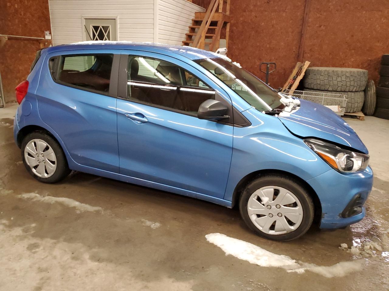 2018 Chevrolet Spark VIN KL8CB6SA0JC479156 Copart auction photo, front end damage thumbnail 4