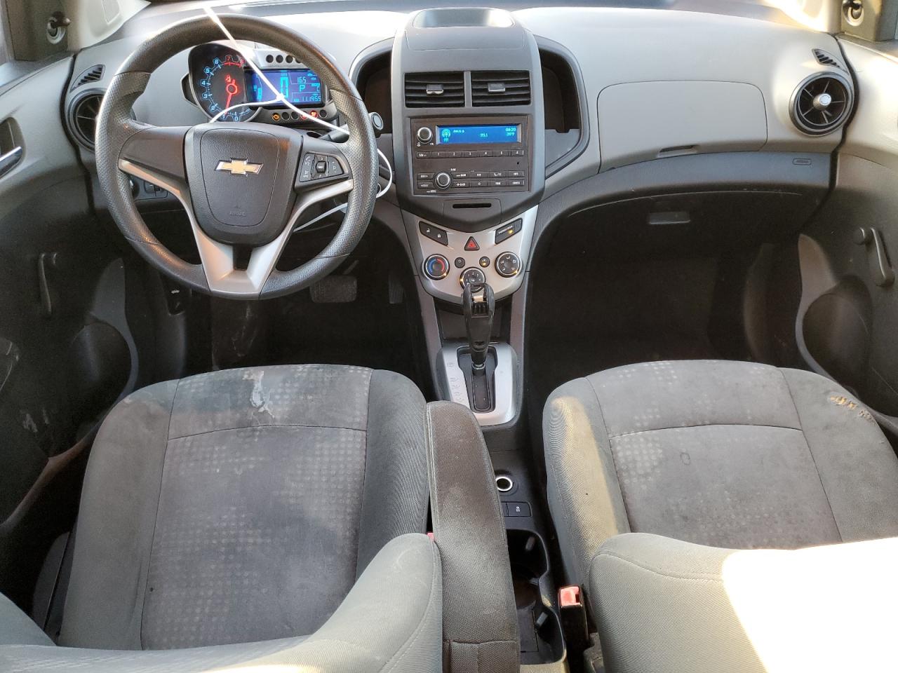2013 Chevrolet Sonic VIN 1G1JA5SGXD4120694 Copart auction photo, side / rear end damage thumbnail 8