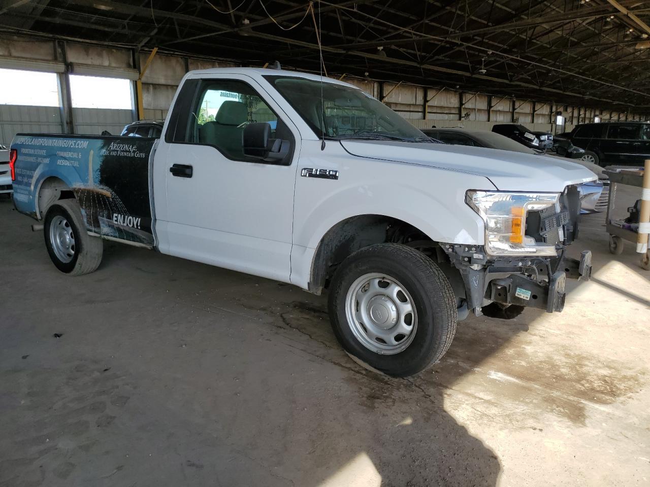 2020 Ford F-150 VIN 1FTMF1CBXLKF04020 Copart auction photo, front end / undercarriage damage thumbnail 4