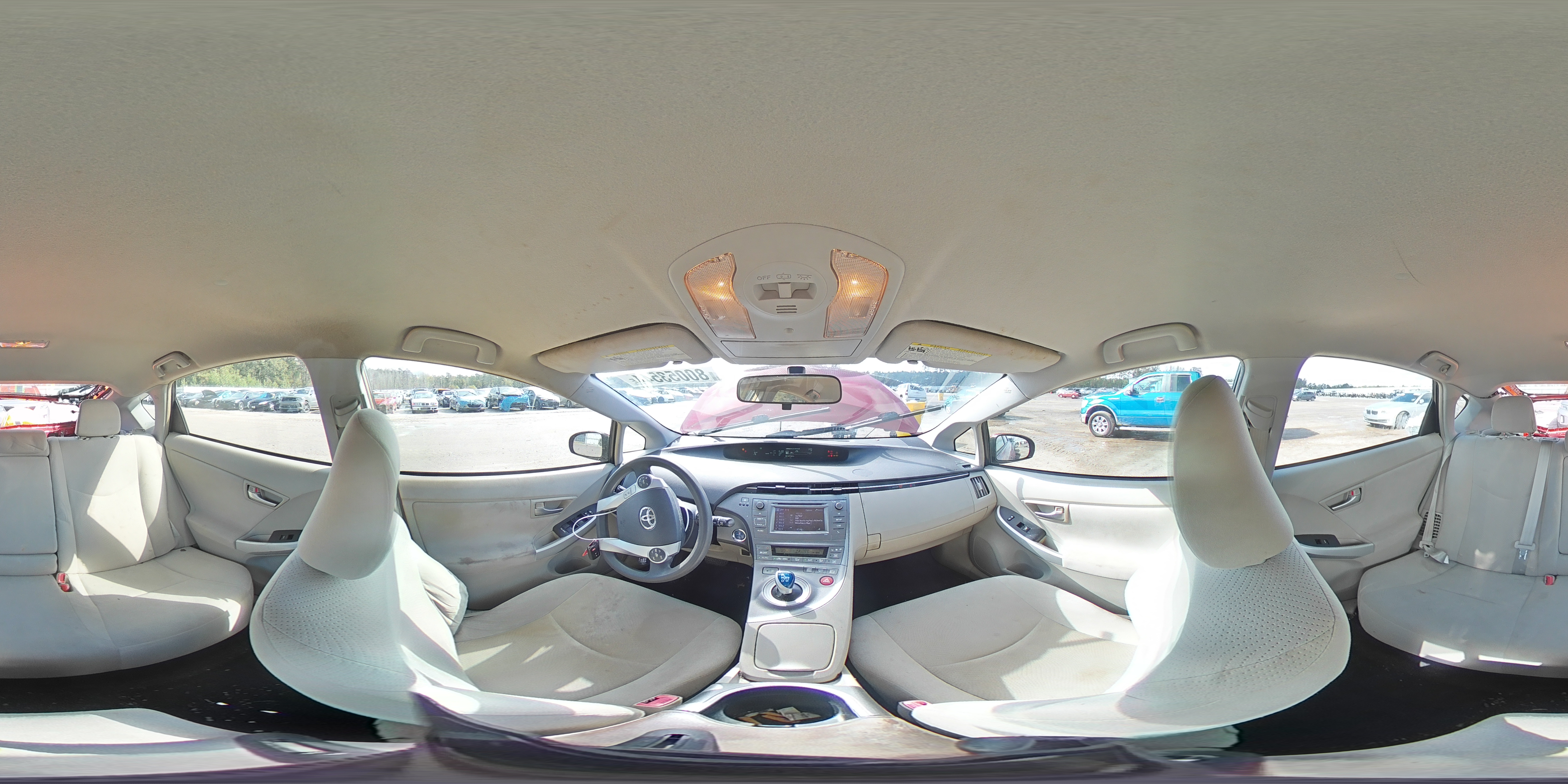 2013 Toyota Prius VIN JTDKN3DU2D5548082 Copart auction photo, rear end damage thumbnail 13