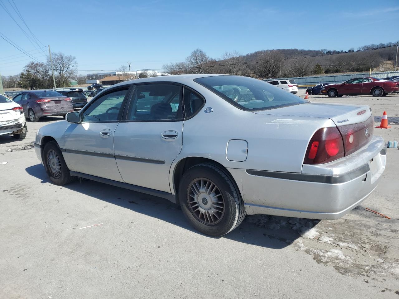 2000 Chevrolet Impala VIN 2G1WF55E8Y9117233 Copart auction photo, rear end / minor dent/scratches damage thumbnail 2
