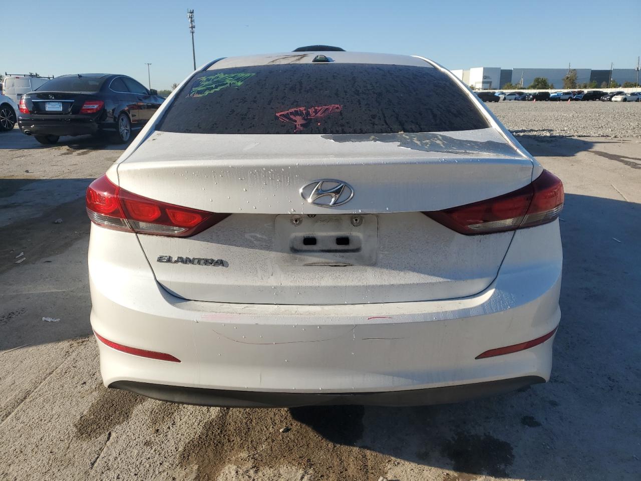 2017 Hyundai Elantra VIN 5NPD84LF7HH057537 Copart auction photo, front end damage thumbnail 6